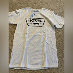 Vans tee shirt new with tags, size small